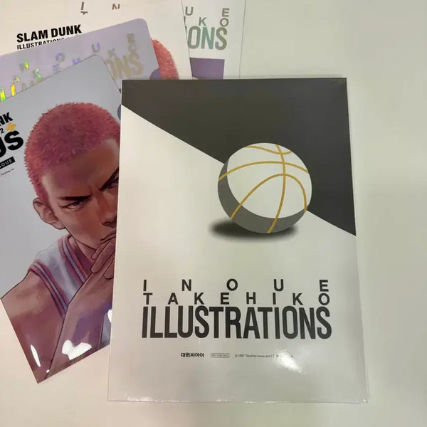 [BUNJANG] Slam Dunk L-Holder 2 Types + Mini Poster 2 Types Set (Sealed) / (미개봉) 슬램덩크 L홀더 2종 + 미니포스터 2종 세트
