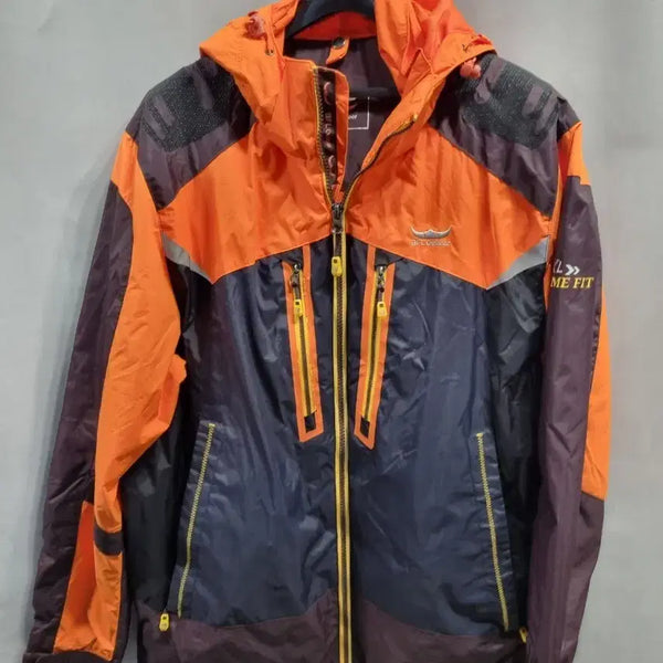 [BUNJANG] BFL Outdoor Windbreaker Jumper Orange/Black Size 100 / BFL Outdoor 바람막이 점퍼 100 오렌지/블랙