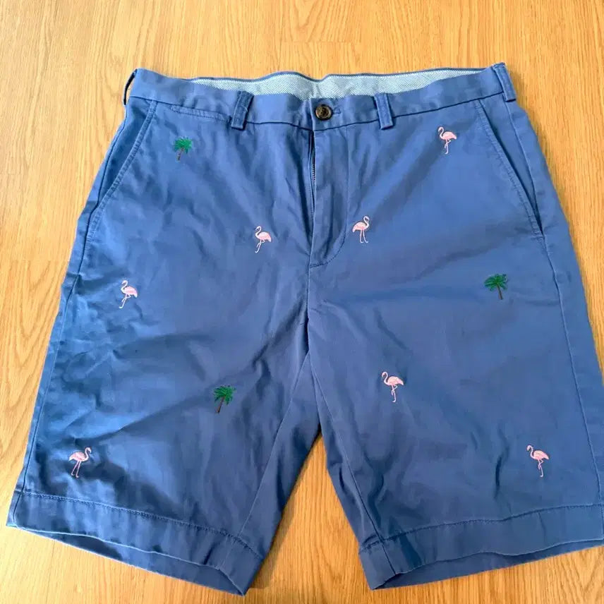 [BUNJANG] Brooks Brothers Embroidered Chino Shorts Size 34 / 브룩스브라더스 자수 치노반바지 34