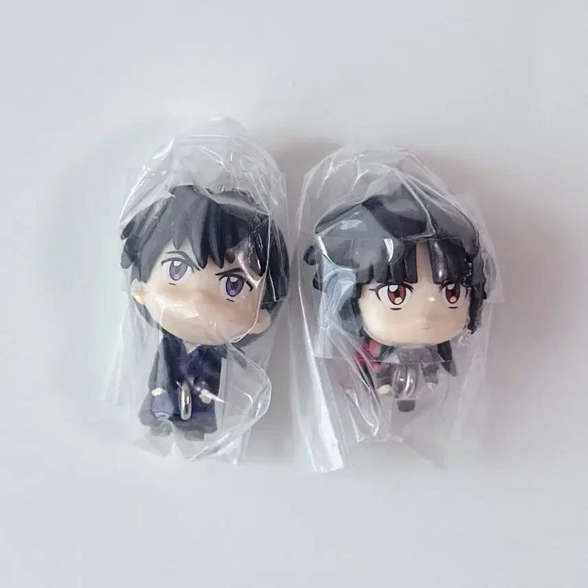 [BUNJANG] Bandai Inuyasha Connecting Mascot Keychain - Miroku, Sango / 반다이 이누야샤 연결 마스코트 가챠 키홀더 미륵 산고 고리