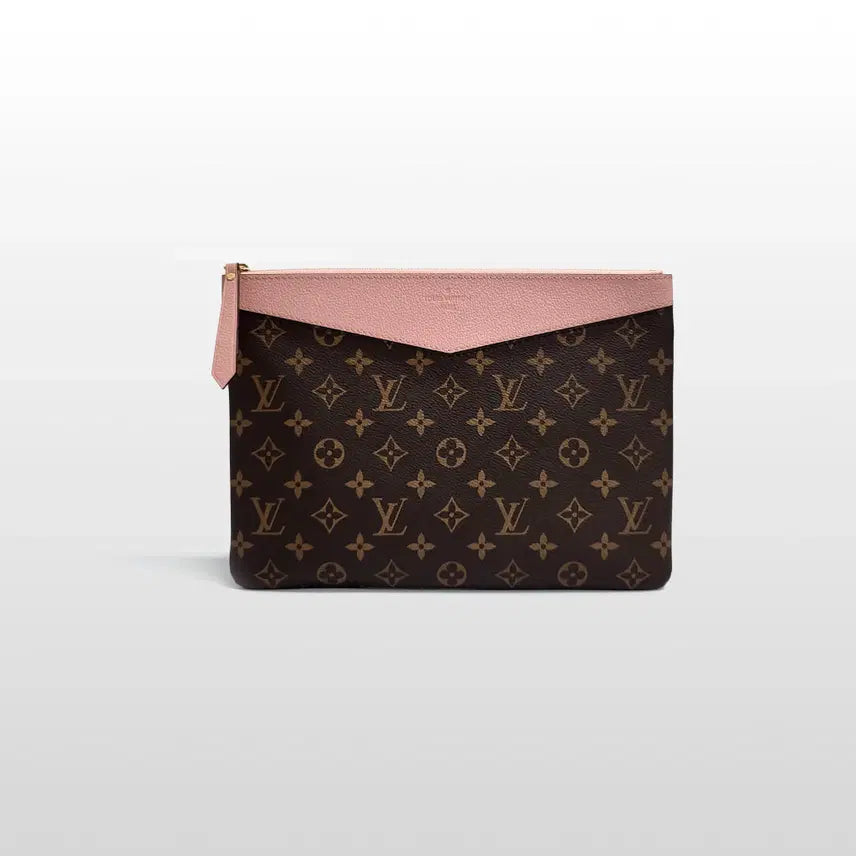 [BUNJANG] Louis Vuitton Monogram Canvas Daily Clutch Pink M62942 / 루이비통 모노그램 캔버스 데일리 클러치 핑크 M62942