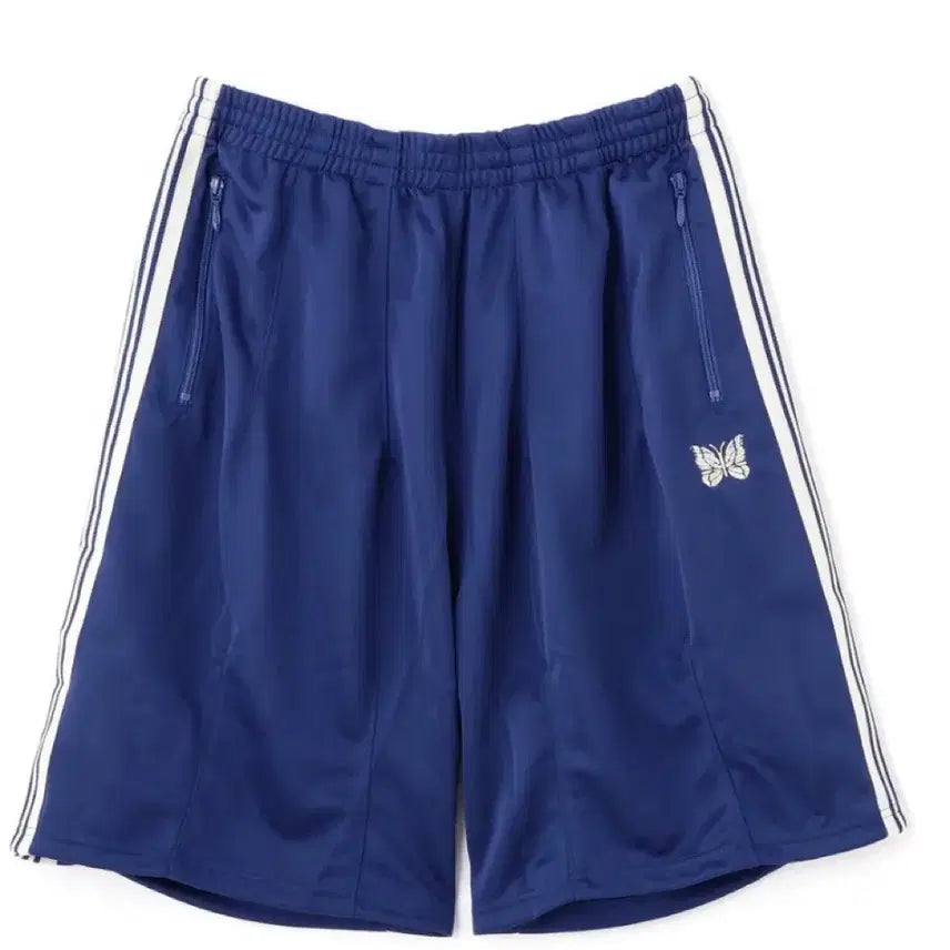 [BUNJANG] Needles Beaver Collaboration H.D. Track Shorts Royal / 니들스 Needles X beaver H.D 트랙 쇼츠 로얄 XS