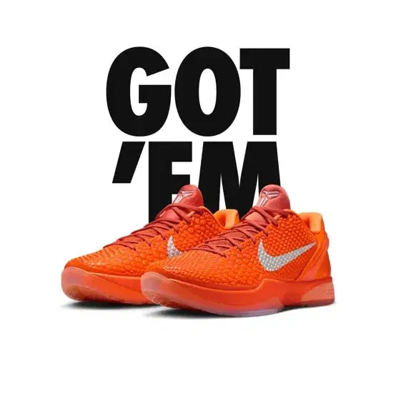 [BUNJANG] Nike Kobe VI Protro Orange Basketball Shoes / 나이키 코비 VI 프로트로 오렌지 농구화
