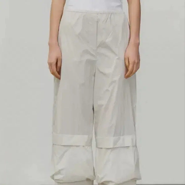 [BUNJANG] Amomento Nylon String Pants Size 0 / 아모멘토 나일론 스트링 팬츠 0사이즈