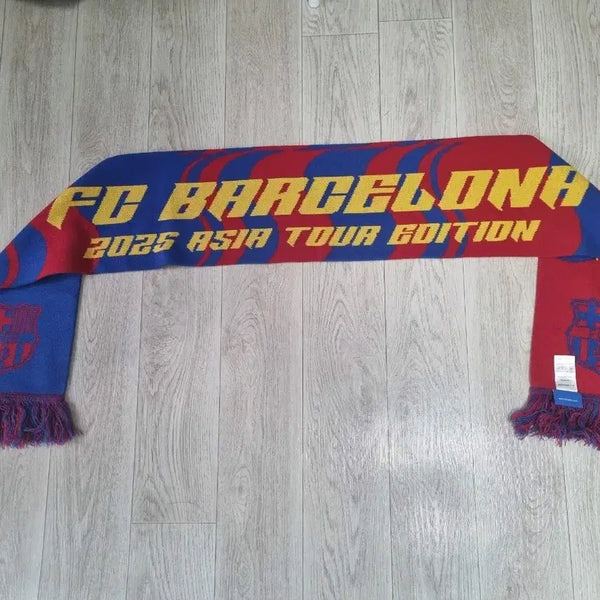 [BUNJANG] FC Barcelona 2025 Tour Scarf / 바르셀로나 2025 투어 머플러