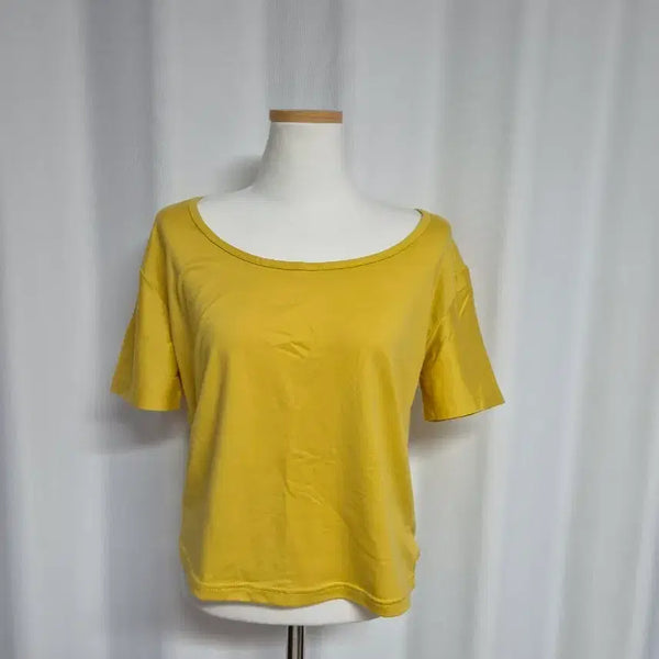 [BUNJANG] Yellow Short Sleeve T-Shirt Set (4 pcs) / 노랑 반팔 티셔츠 4세트