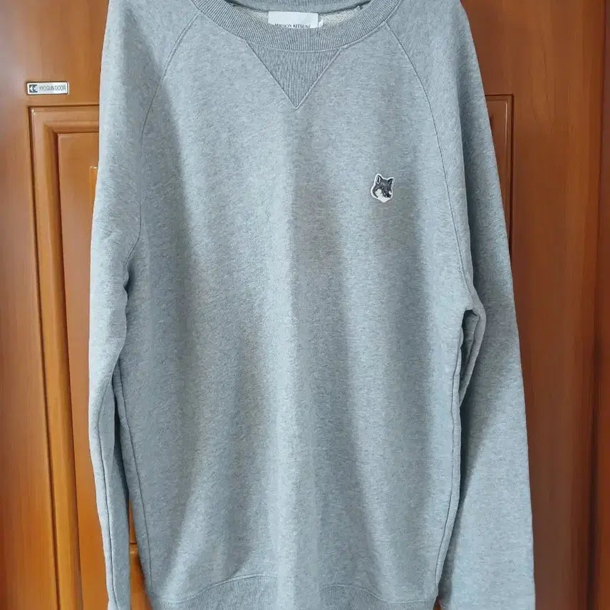 [BUNJANG] Maison Kitsuné Grey Fox Head Sweatshirt XL / 메종키츠네 맨투맨 그레이 폭스 헤드