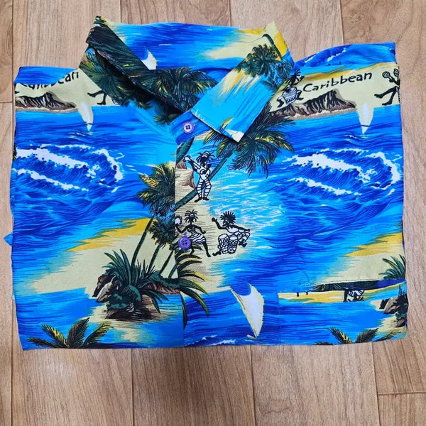 [BUNJANG] USA Hawaiian Shirt / usa 하와이안 셔츠