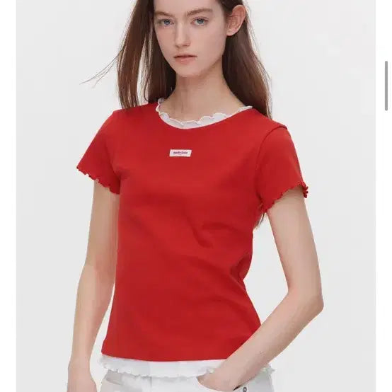 [BUNJANG] Marie Claire Short Sleeve T-Shirt / 마리끌레르 반팔