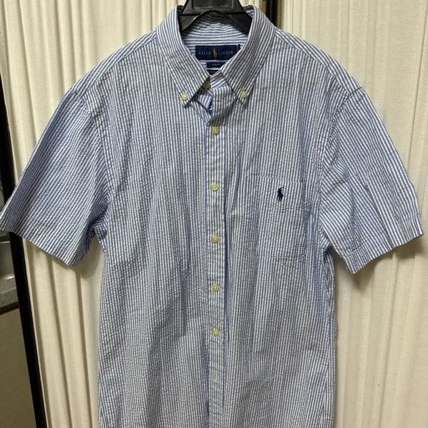 [BUNJANG] Polo Ralph Lauren Women's Striped Short Sleeve Shirt / 폴로 여성 스트라이프 반팔 셔츠