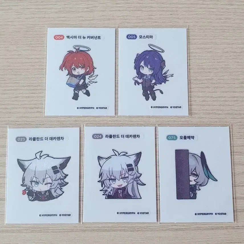 [BUNJANG] Arknights Ttibu-seal Sticker Set / 명일방주 띠부씰