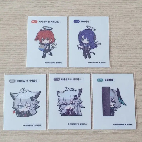 [BUNJANG] Arknights Ttibu-seal Sticker Set / 명일방주 띠부씰