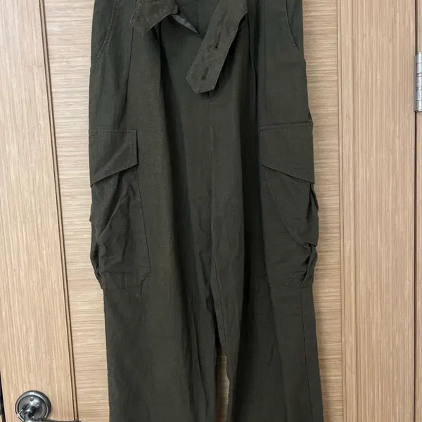 [BUNJANG] Wide Cargo Pants Khaki / 와이드카고팬츠 카키