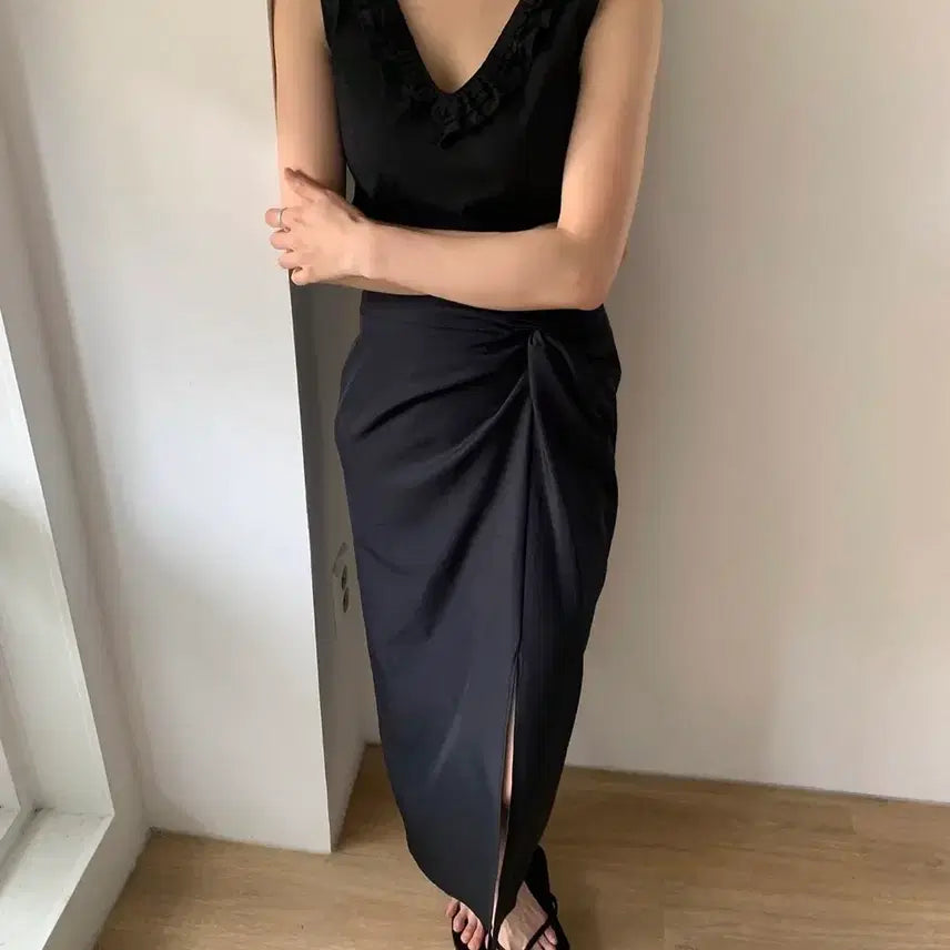 [BUNJANG] LEa Noah Twist Wrap Skirt / (새상품) 르에 lea 노아 트위스트 랩 스커트
