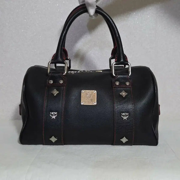[BUNJANG] MCM Leather Boston Tote Bag / [정품] MCM 가방 토트백 보스턴백