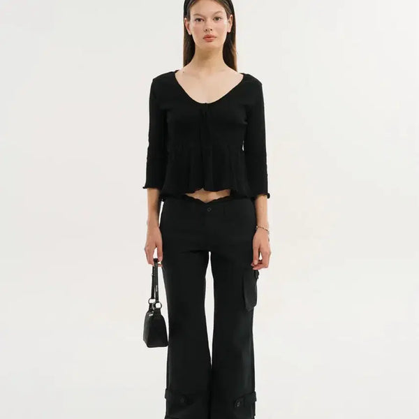 [BUNJANG] 3times Lace Cargo Pants M / 쓰리타임즈 레이스 카고 팬츠 M