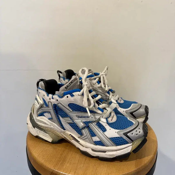 [BUNJANG] Balenciaga New Runner Blue Size 40 / 발렌시아가 뉴러너 블루 40 밑창보강