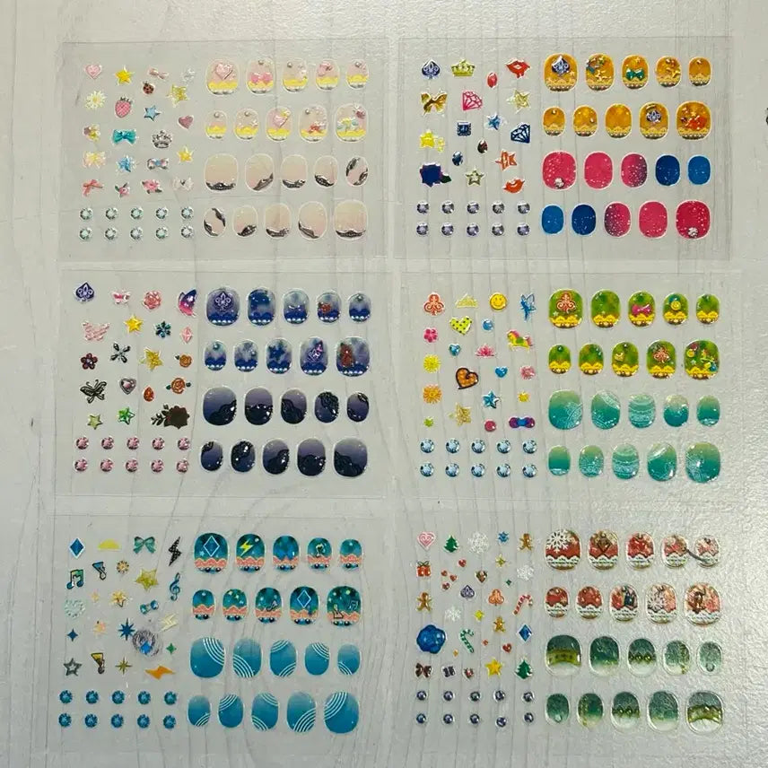 [BUNJANG] Aikatsu! Nail Sticker Bundle Set / 아이엠스타 네일 스티커 일괄