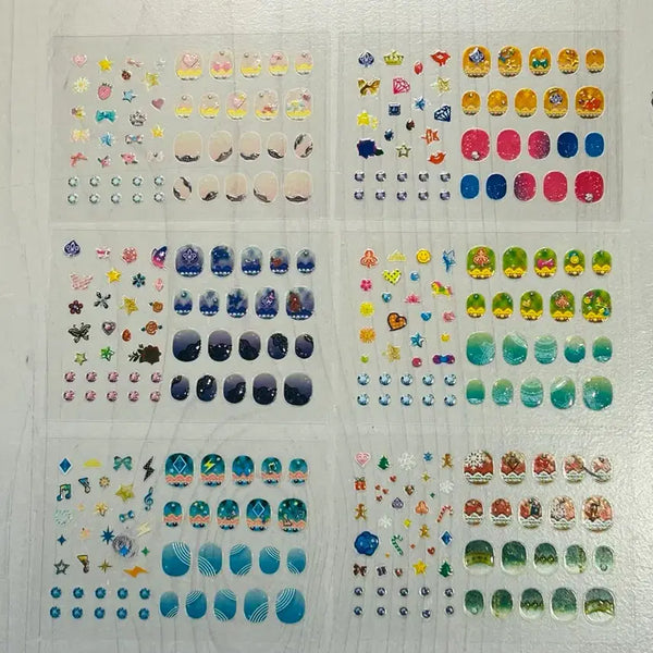 [BUNJANG] Aikatsu! Nail Sticker Bundle Set / 아이엠스타 네일 스티커 일괄