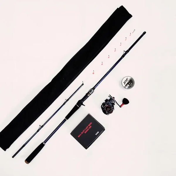 [BUNJANG] Octopus Fishing Rod B155MH + Baitcasting Reel (Warranty) + Braided Line / 문어전용선상낚시대B155MH+문어베이트릴(보증서)+합사