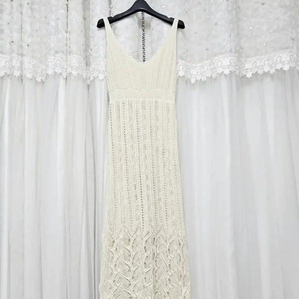 [BUNJANG] Sleeveless Knit Dress / 나시 니트원피스