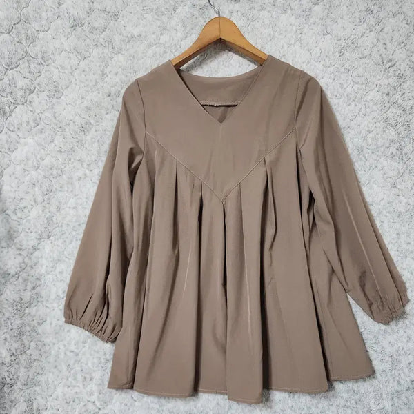 [BUNJANG] Women's V-Neck Blouse / 959B [F] 여성 브이넥 블라우스