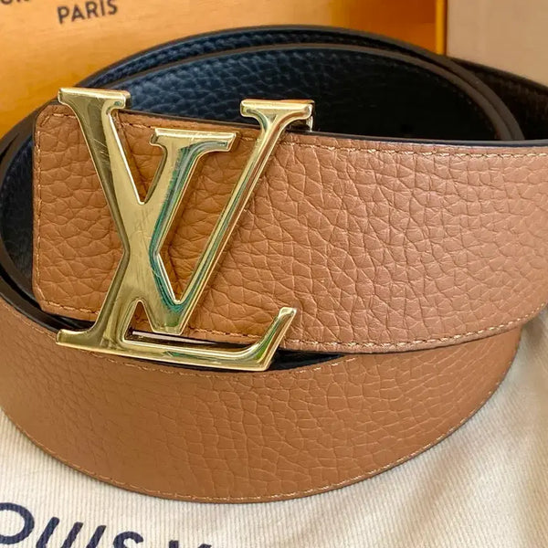[BUNJANG] Louis Vuitton 40MM Reversible Monogram Canvas Leather Belt / 루이비통 40MM 리버서블 토리용 양면 벨트 (90사이즈)