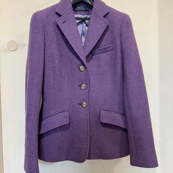 [BUNJANG] Polo Ralph Lauren Purple Wool Blazer / 폴로랄프로렌 퍼플 울 블레이져