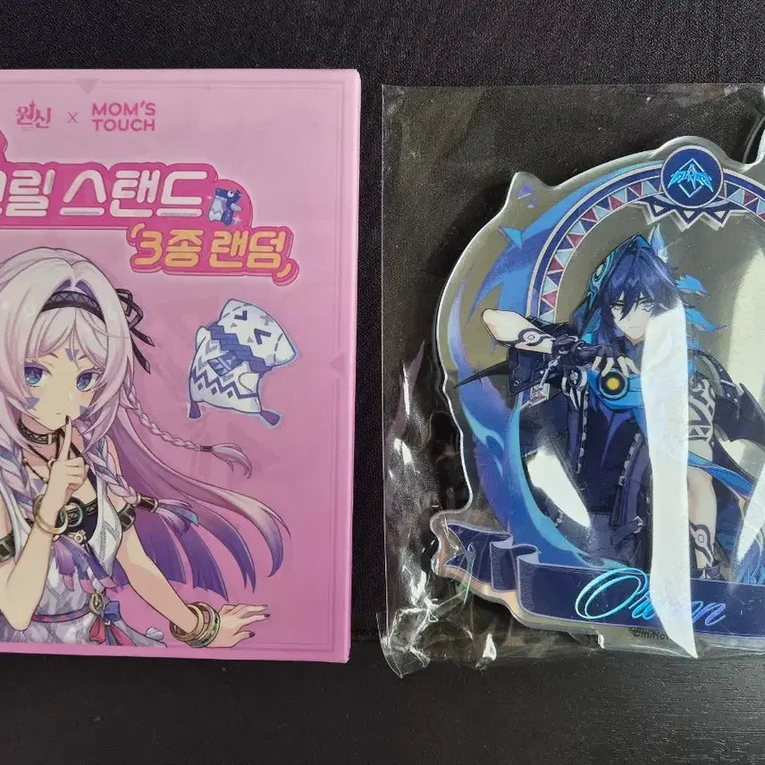 [BUNJANG] Mom's Touch X Genshin Impact Legendary Acrylic Stand Set / 맘스터치 X 원신 전설의 아크릴 스텐드 3종 올로룬 전설의 터치 시리즈