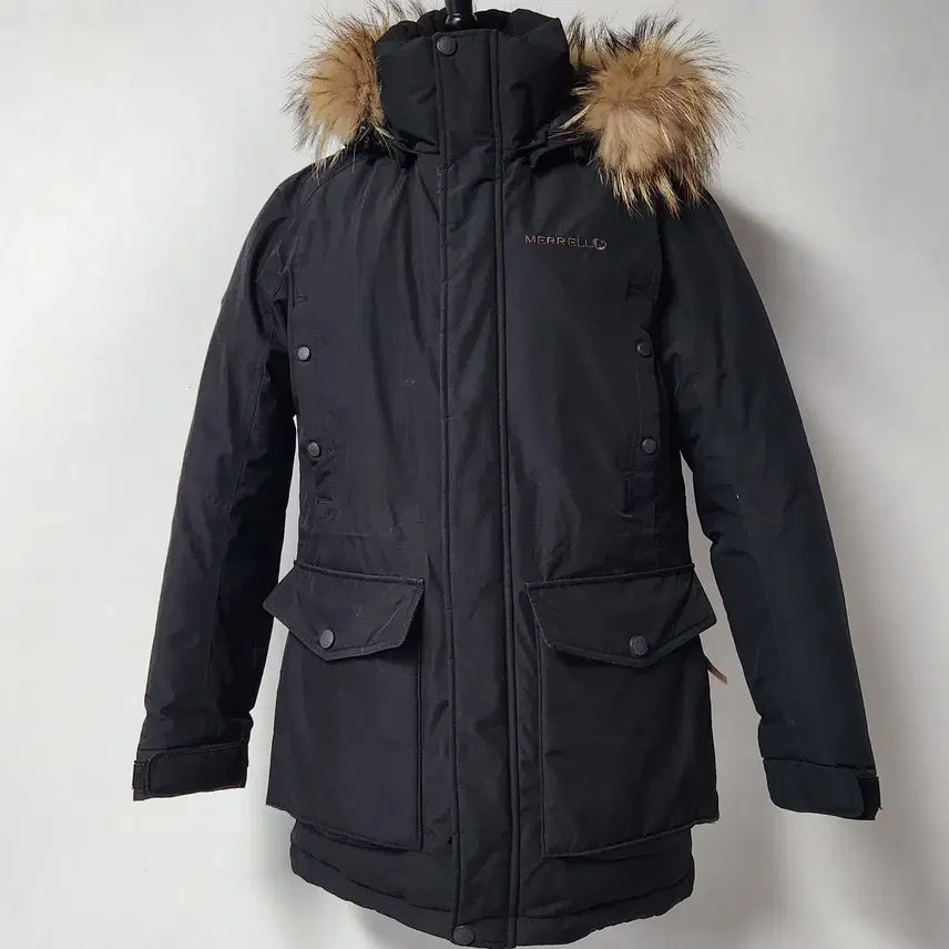 [BUNJANG] Merrell Jungle Moc Outdoor Duck Down Parka Jacket Black S / [정품] 머렐 정글목 야상 덕다운 자켓 블랙 S