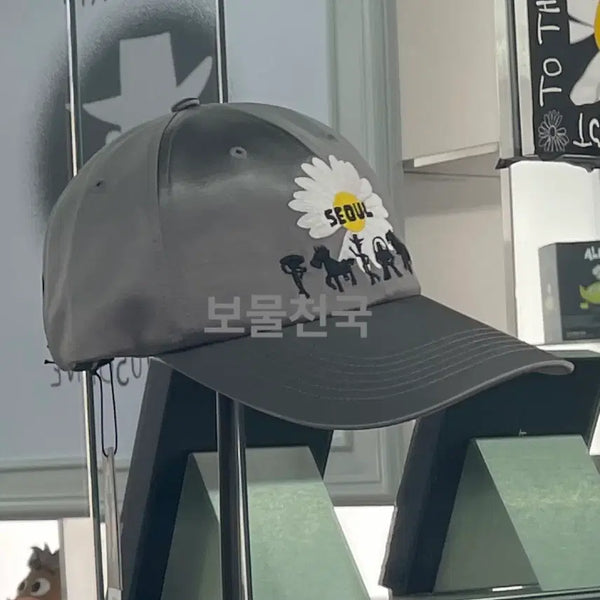 [BUNJANG] Peaceminusone G-Dragon Seoul Grey Hat (Sealed) / (미개봉)더퍼스트팬 팝업 토이스토리 피마원 지디 모자 서울 그레이