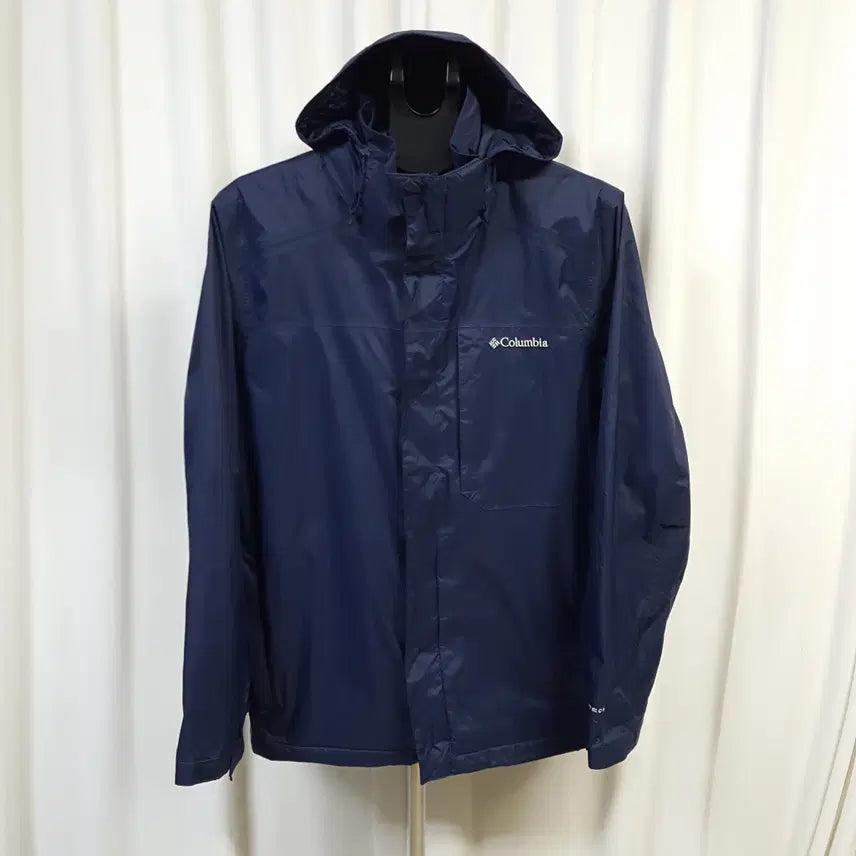 [BUNJANG] Columbia Omni-Tech Men's Hiking Jacket Navy Size 105 / 21년 콜롬비아 남성 옴니테크 등산자켓 후드탈부착 네이비 105 오일장