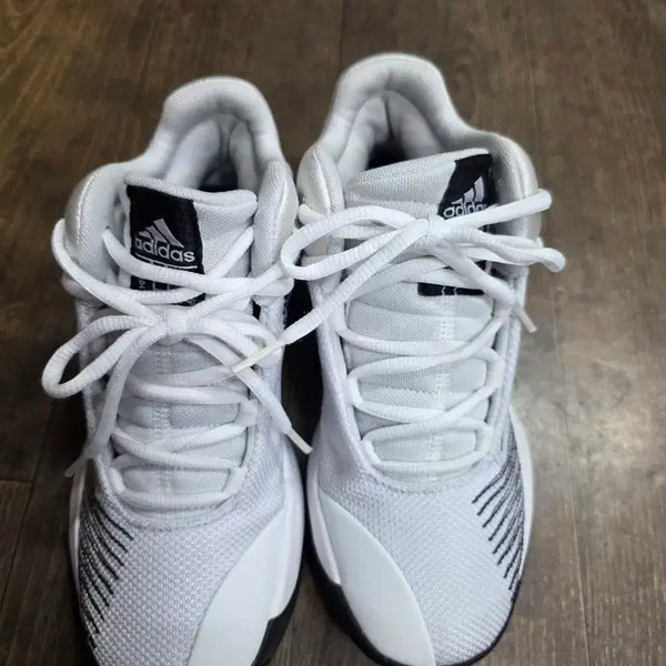 [BUNJANG] Adidas Basketball Shoes White 225 / 아디다스 농구화 화이트225