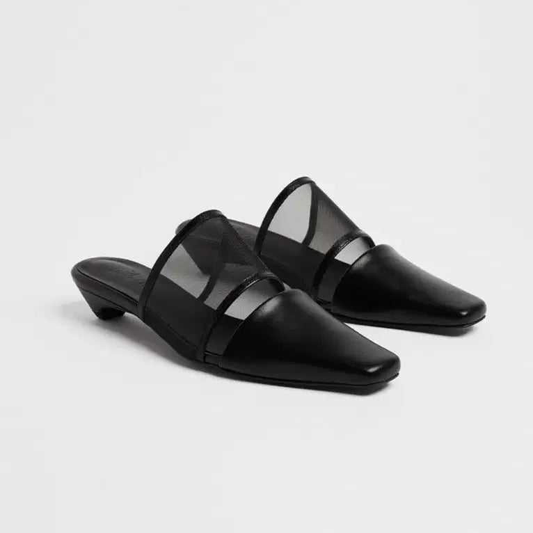 [BUNJANG] Pieton LEKA Mesh Mule Black / (새상품) 피에톤 LEKA 메쉬 뮬 블랙 -37(240)