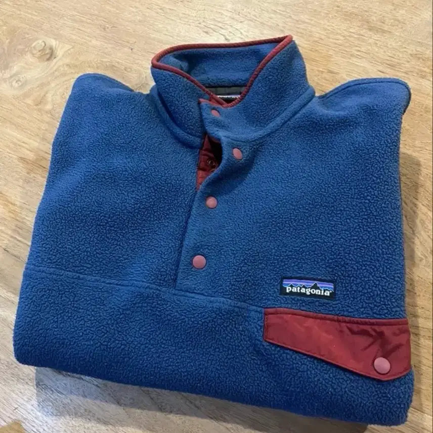 [BUNJANG] Patagonia Synchilla Lightweight Jacket Navy/Burgundy M / 파타고니아 신칠라 라이트웨이트 네이비/버건디 M
