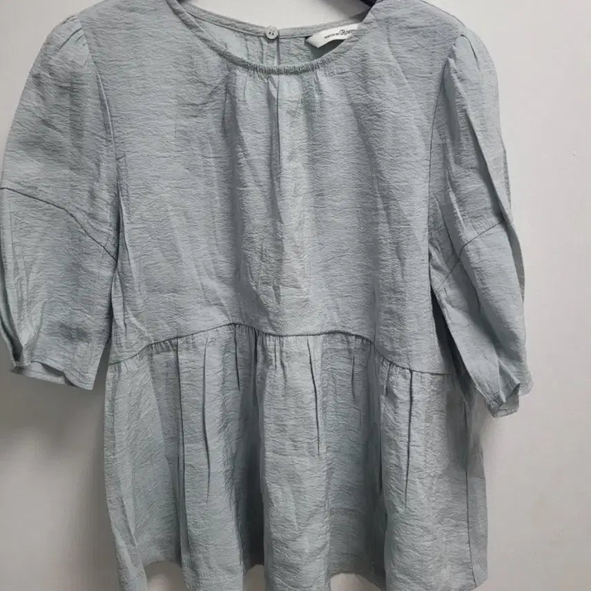 [BUNJANG] ROEM Short Sleeve Blouse / 로엠 반팔 블라우스