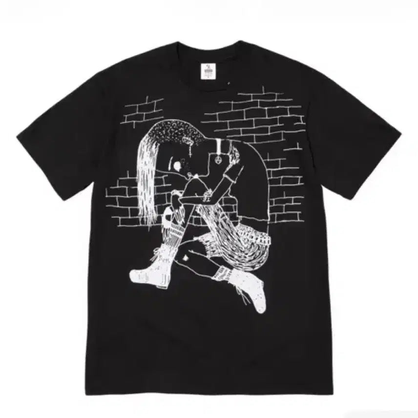 [BUNJANG] Supreme x Y's by Yohji Yamamoto Thinker T-Shirt Black FW25 / [L]슈프림 X Y's by 요지 야마모토 씽커 티셔츠 블랙 25FW