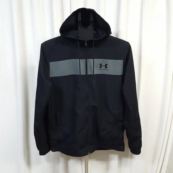 [BUNJANG] Under Armour Men's Hooded Windbreaker Jacket L / 언더아머 남성 후드 바람막이 자켓 L 오일장