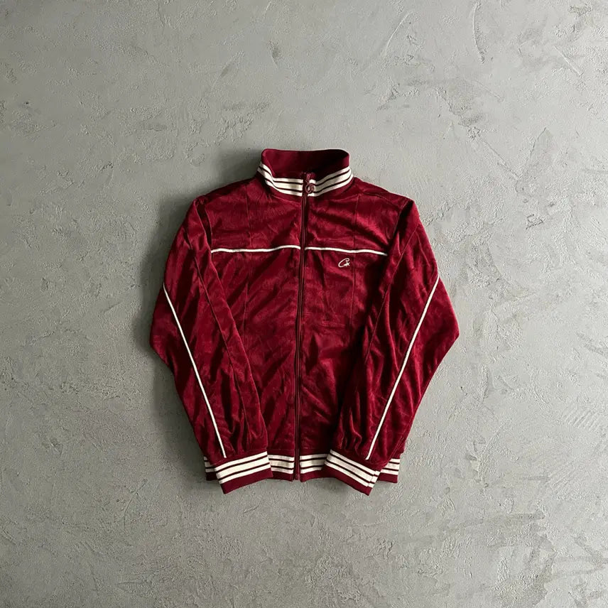 [BUNJANG] CORTES VVS Uptown Jacket Burgundy Jumper / 코르테이즈 VVS 업타운 자켓 버건디 점퍼