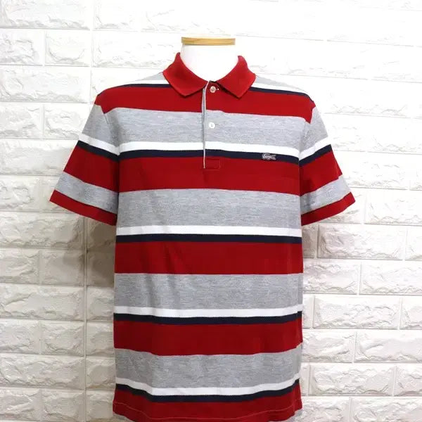 [BUNJANG] Lacoste Men's Short Sleeve Polo T-Shirt (Size 95-100) / W65 라코스테 카라 반팔티셔츠 /남95-100/사놀까