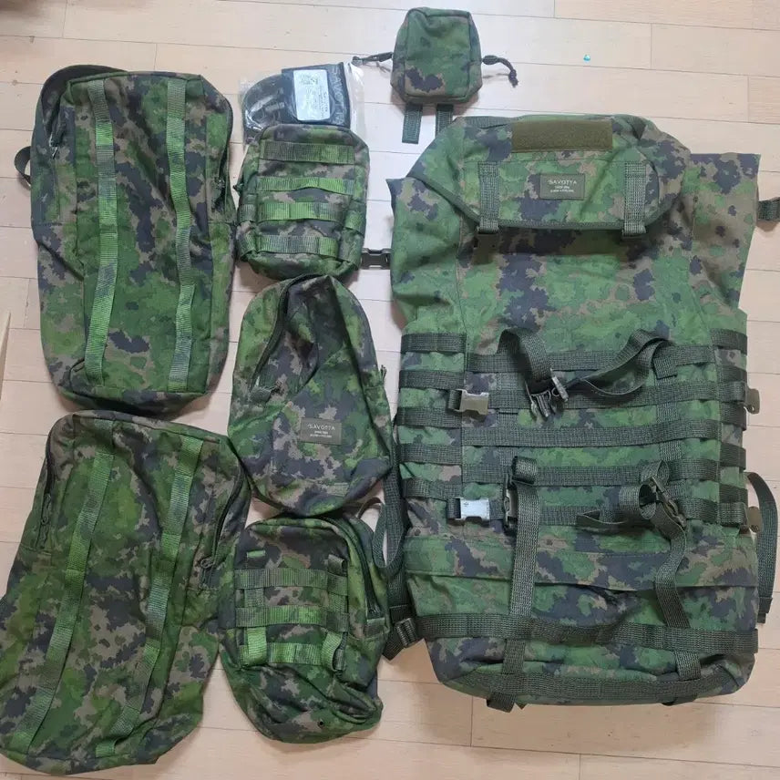 [BUNJANG] Savotta Zakari Backpack L Size & Pouch Set / 사보타 자카리 백팩 L사이즈 및 파우치 판매