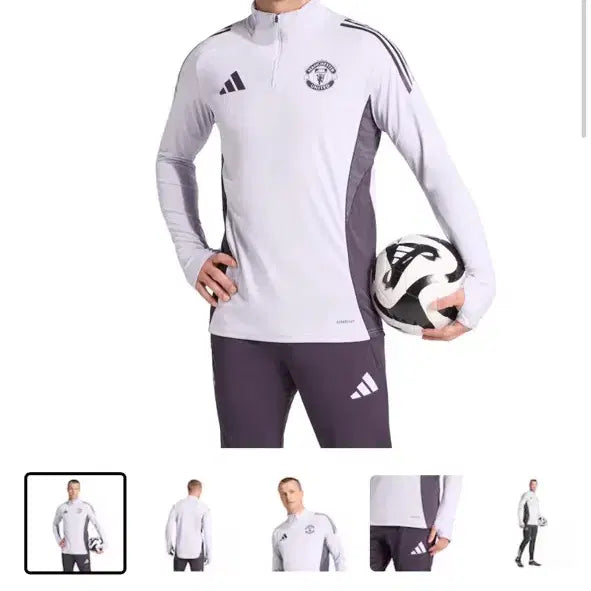 [BUNJANG] Manchester United Adidas Training Top Purple / 맨체스터 유나이티드 아디다스 트레이닝 탑 퍼플