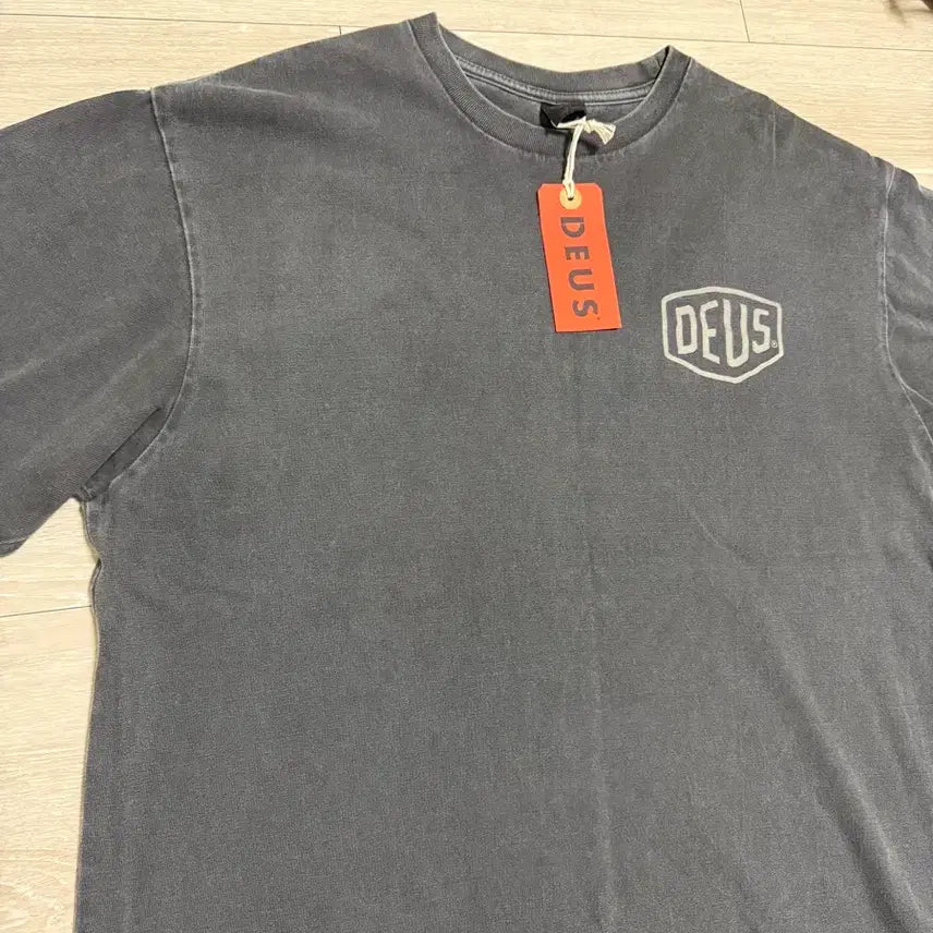 [BUNJANG] Deus Ex Machina Washed Seoul College Address T-Shirts (Bundle or Individual) / 데우스엑스마키나 반팔 2개 일괄(개별구매 가능)