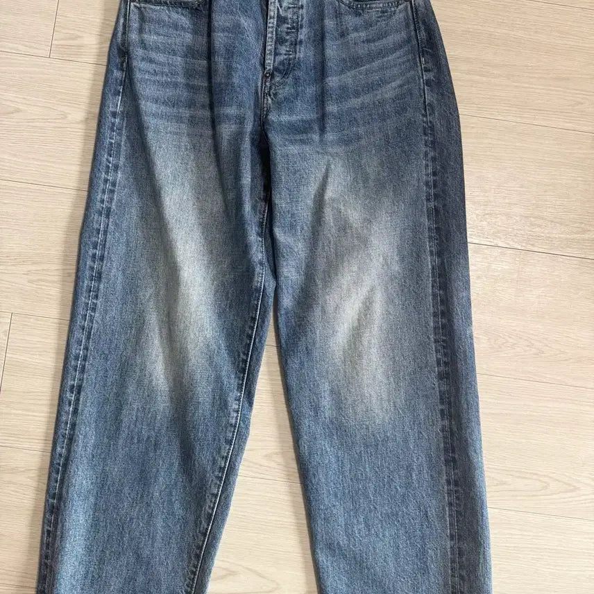 [BUNJANG] Behave 523L Selvage Denim Pants Washed Blue / 비헤비어 523L 셀비지 데님팬츠 워시드 블루