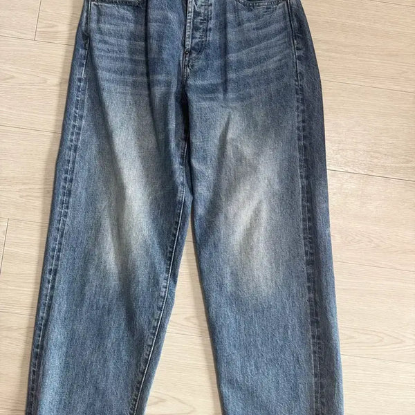 [BUNJANG] Behave 523L Selvage Denim Pants Washed Blue / 비헤비어 523L 셀비지 데님팬츠 워시드 블루