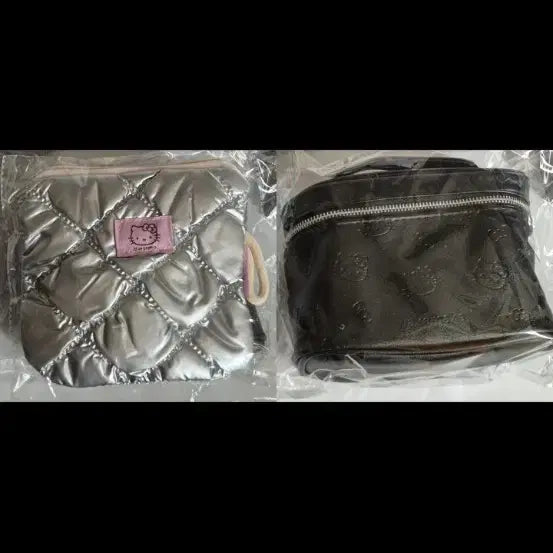 [BUNJANG] Filimili Kitty Leather Pouch / 필리밀리 키티 실버 파우치/웨이크메이크 키티 레더 파우치