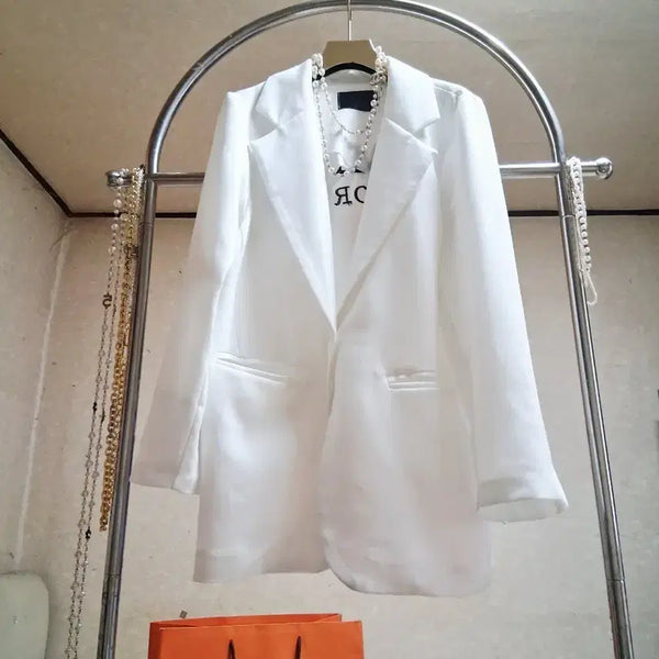 [BUNJANG] Chic White Blazer / 쉬크한 화이트 블레이저