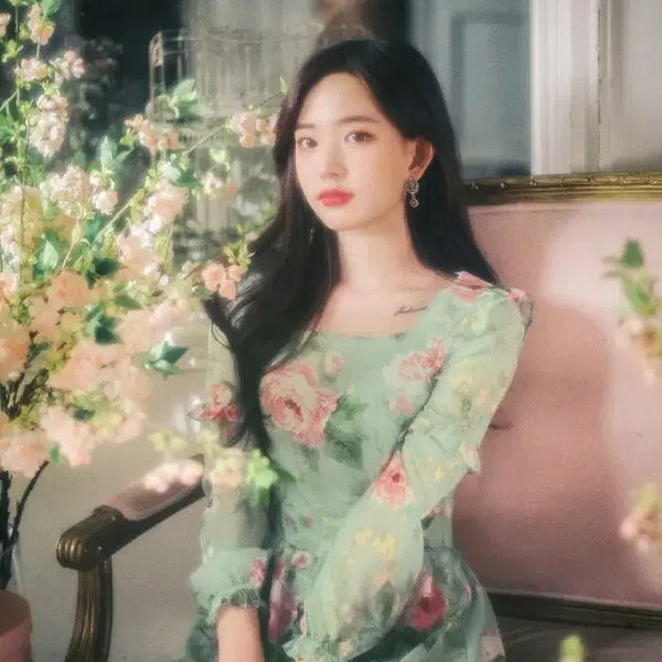 [BUNJANG] Milkcocoa Romantic Cascade Bouquet Dress / [밀크코코아] only milkcocoa.1379