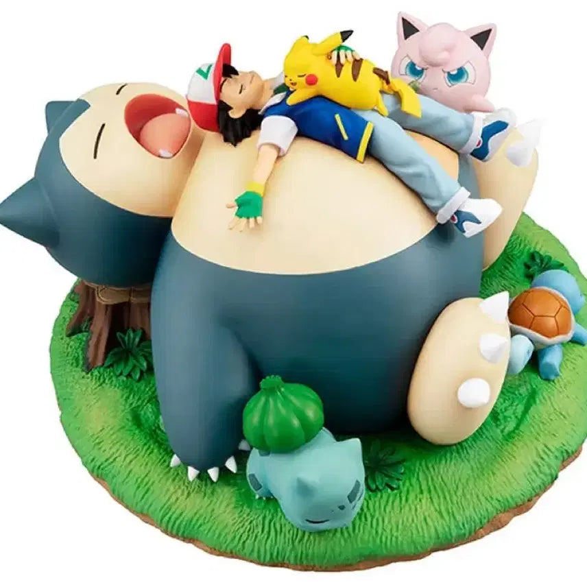 [BUNJANG] MegaHouse GEM Snorlax Napping Snorlax Figure / 포켓몬스터 메가하우스 gem 잠만보와 낮잠 잠만보 피규어