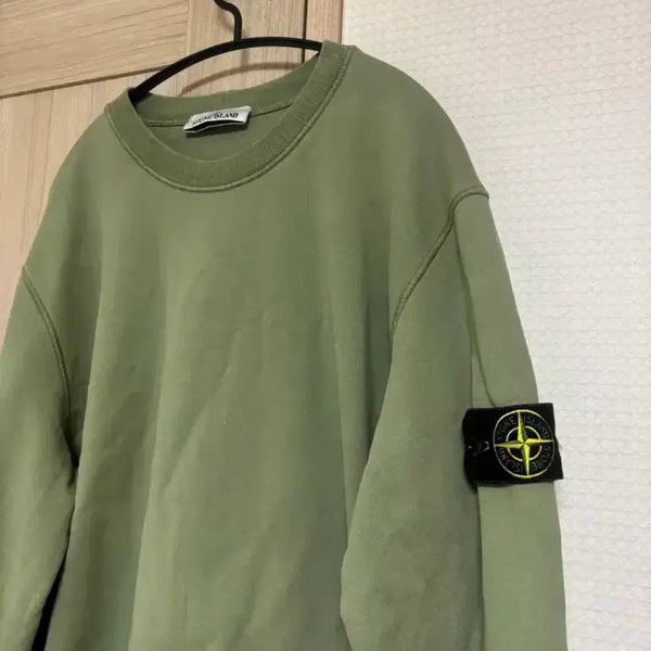 [BUNJANG] Stone Island Olive Sweatshirt XL / [A급/XL] 스톤아일랜드 올리브 맨투맨 XL사이즈